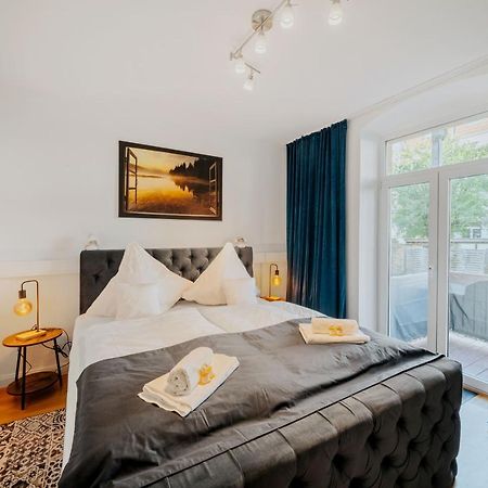 Blissplace 3 Zi Premium Apartment Nahe Getec Arena Mit Kingsize Betten Und Balkon Magdeburg Eksteriør bilde