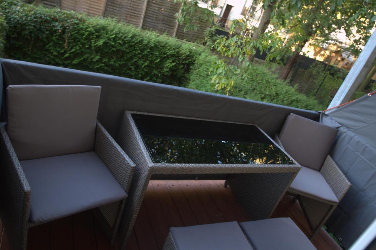 Blissplace 3 Zi Premium Apartment Nahe Getec Arena Mit Kingsize Betten Und Balkon Magdeburg Eksteriør bilde